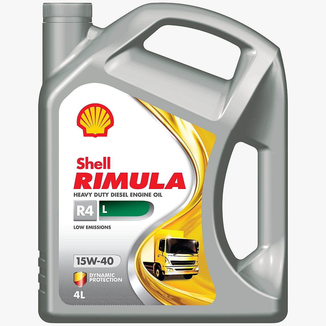 Imagen de embalaje gris de Shell Rimula R4L