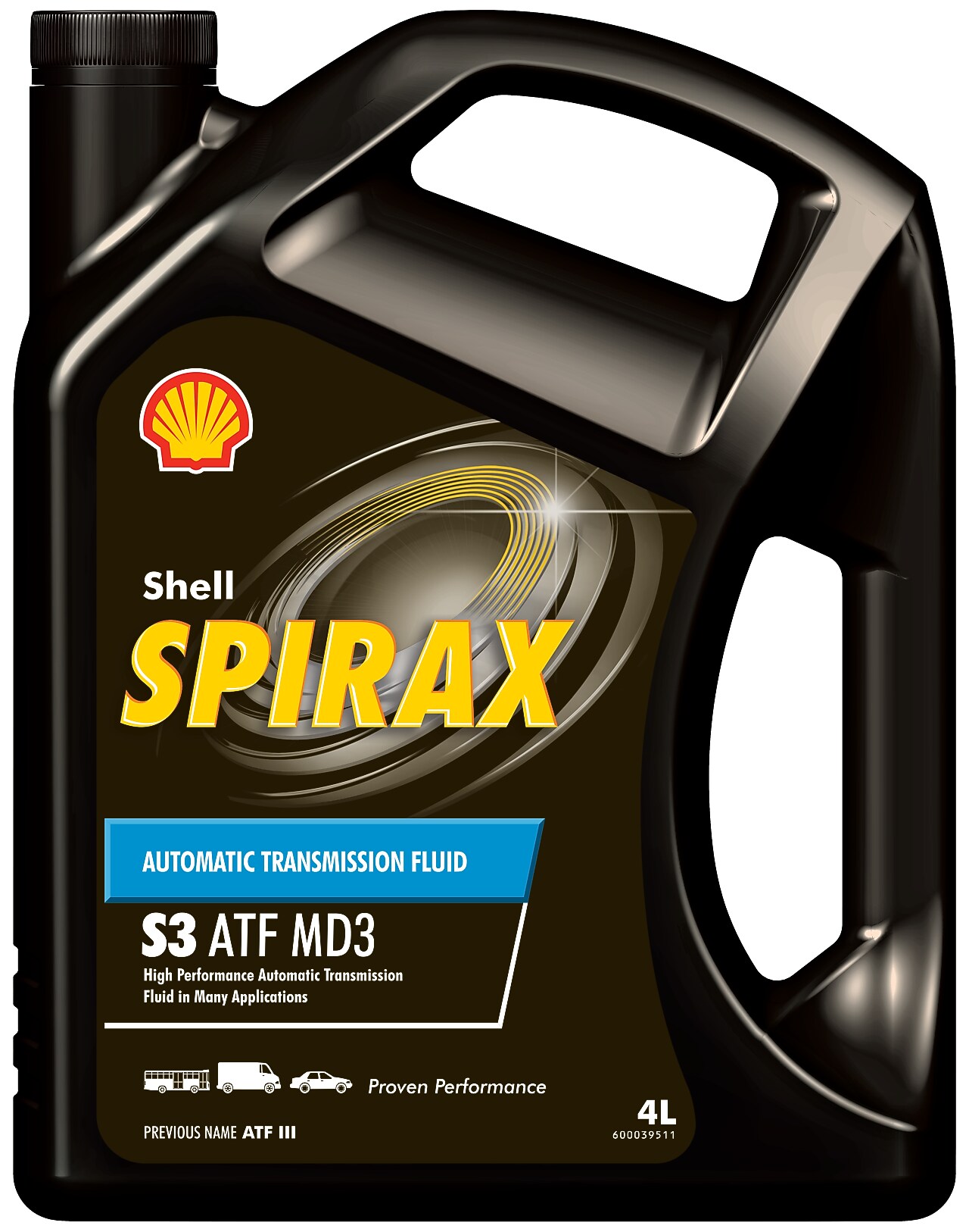 Embalaje negra de Shell Spirax 